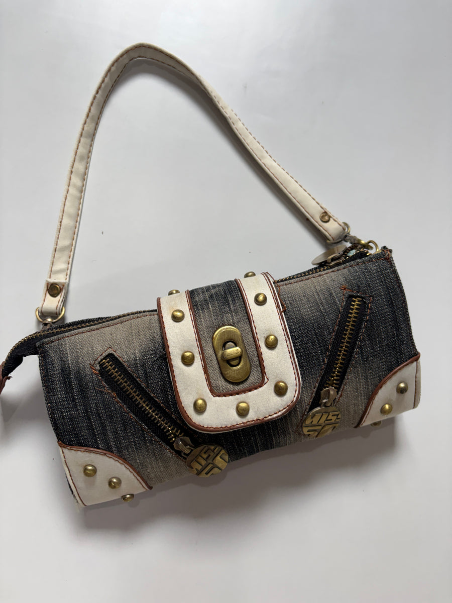 Y2k washed denim MISS 60XMNG mini bag