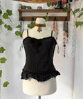 Y2k Black cami top