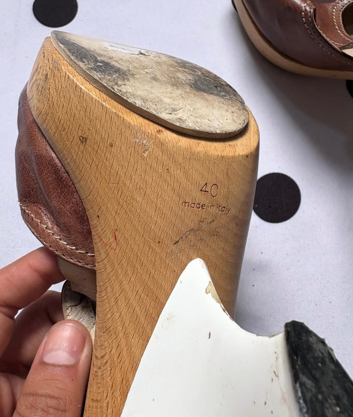 Insane Italian wooden sandals