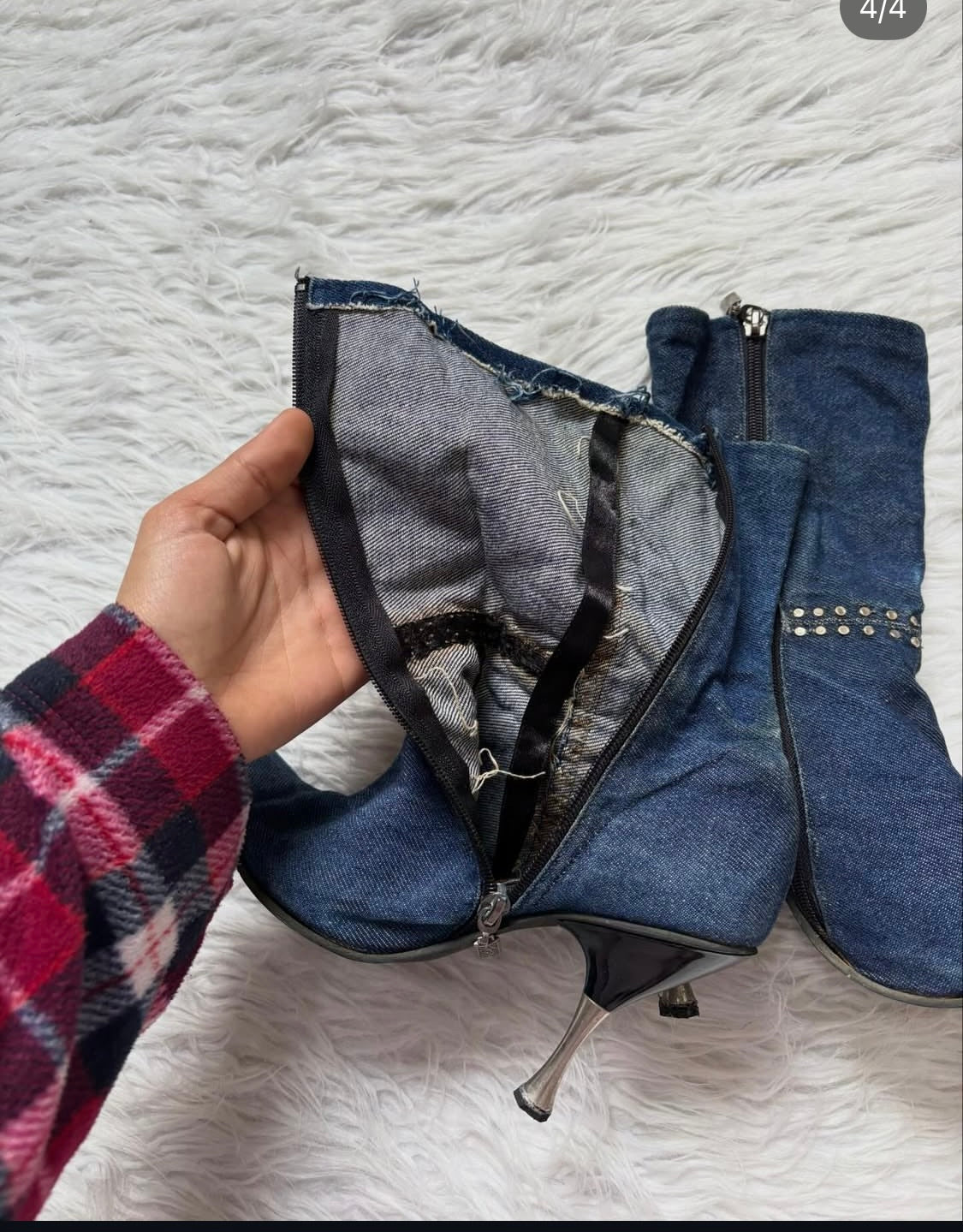 Jeans cow girl boots
