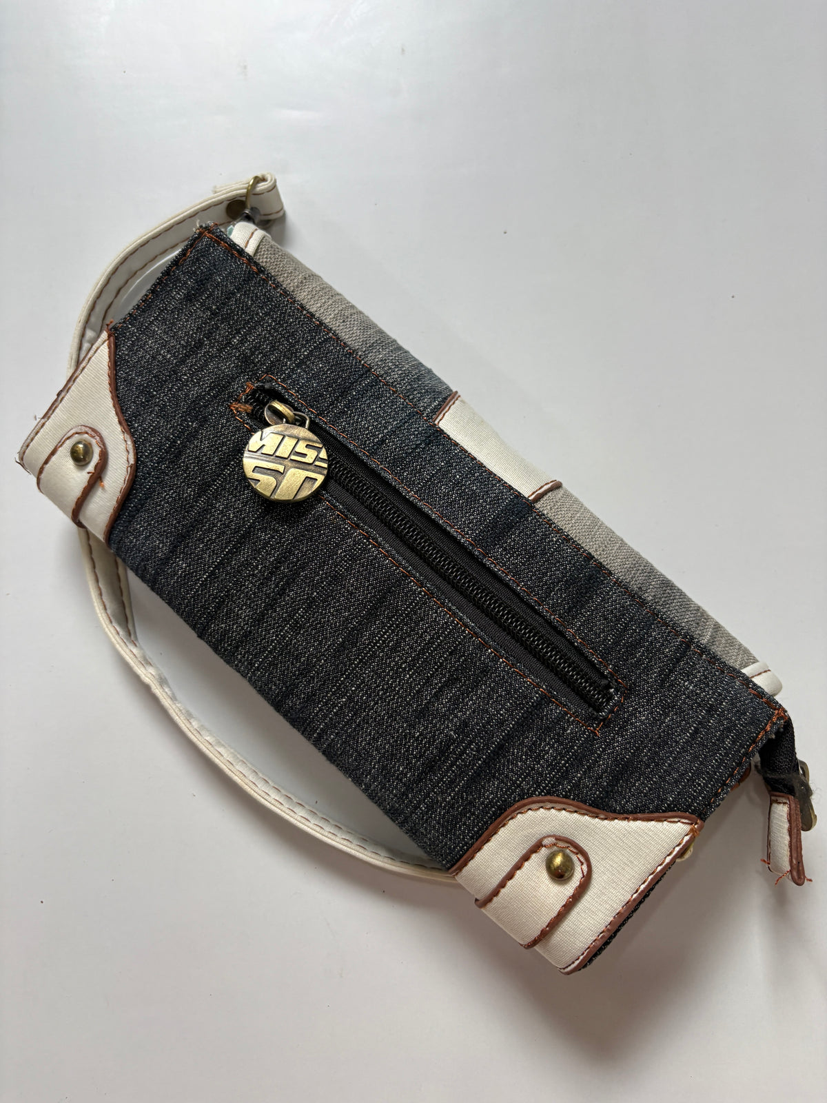 Y2k washed denim MISS 60XMNG mini bag