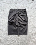 Grey siren office fitted skirt