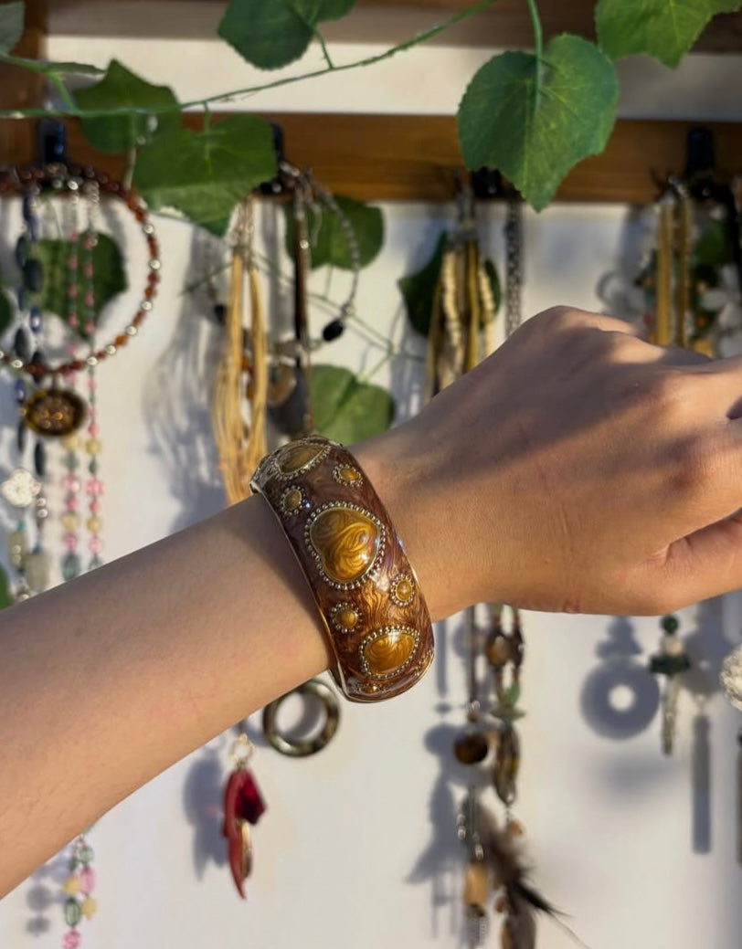 Vintage heavy stainless bangles
