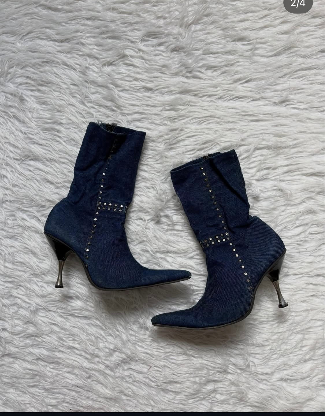 Jeans cow girl boots