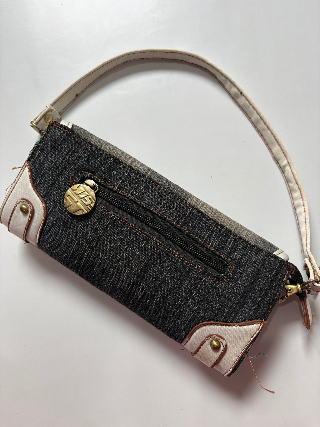 Y2k washed denim MISS 60XMNG mini bag