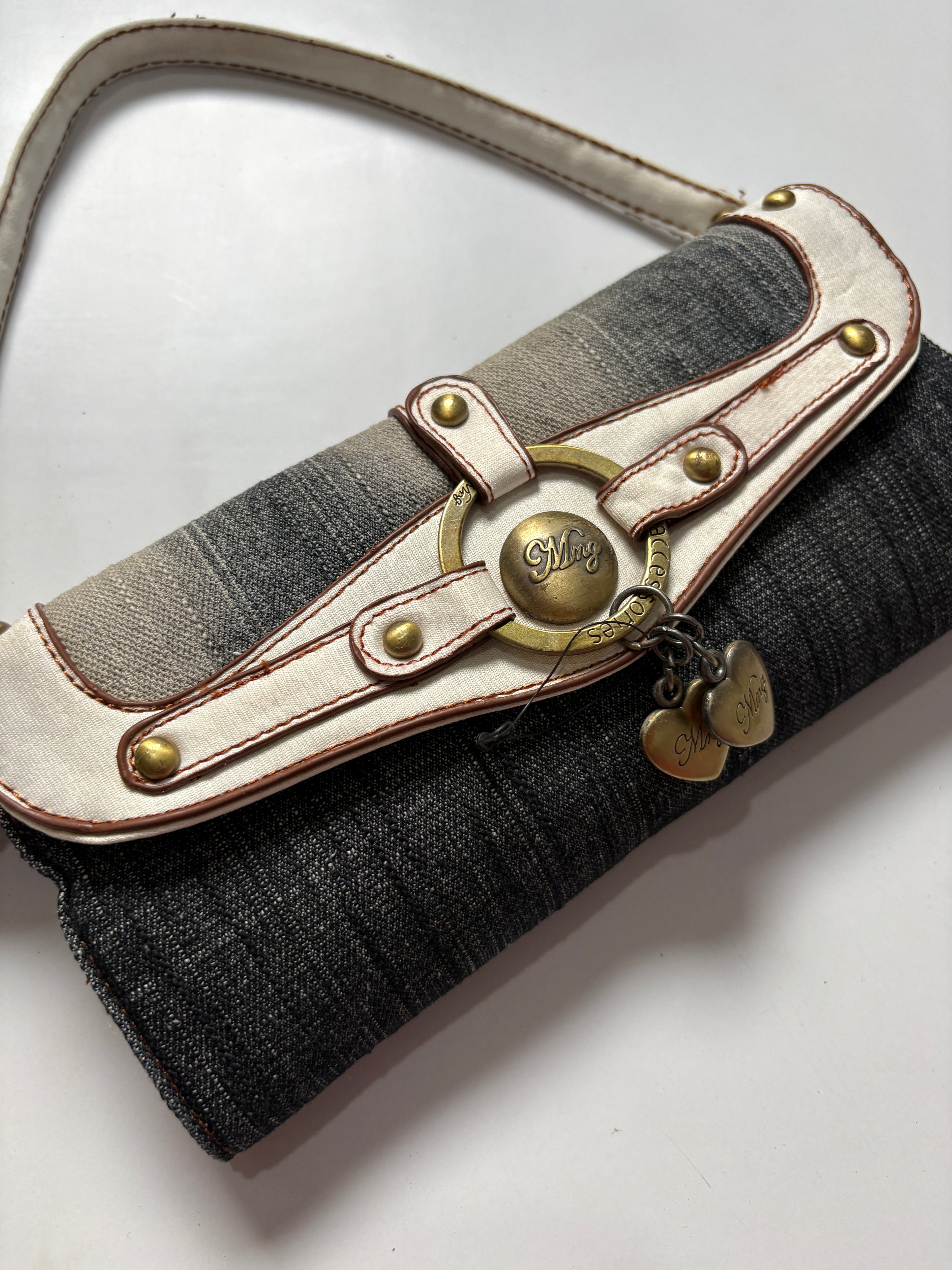 Y2k washed denim MISS 60XMNG mini bag