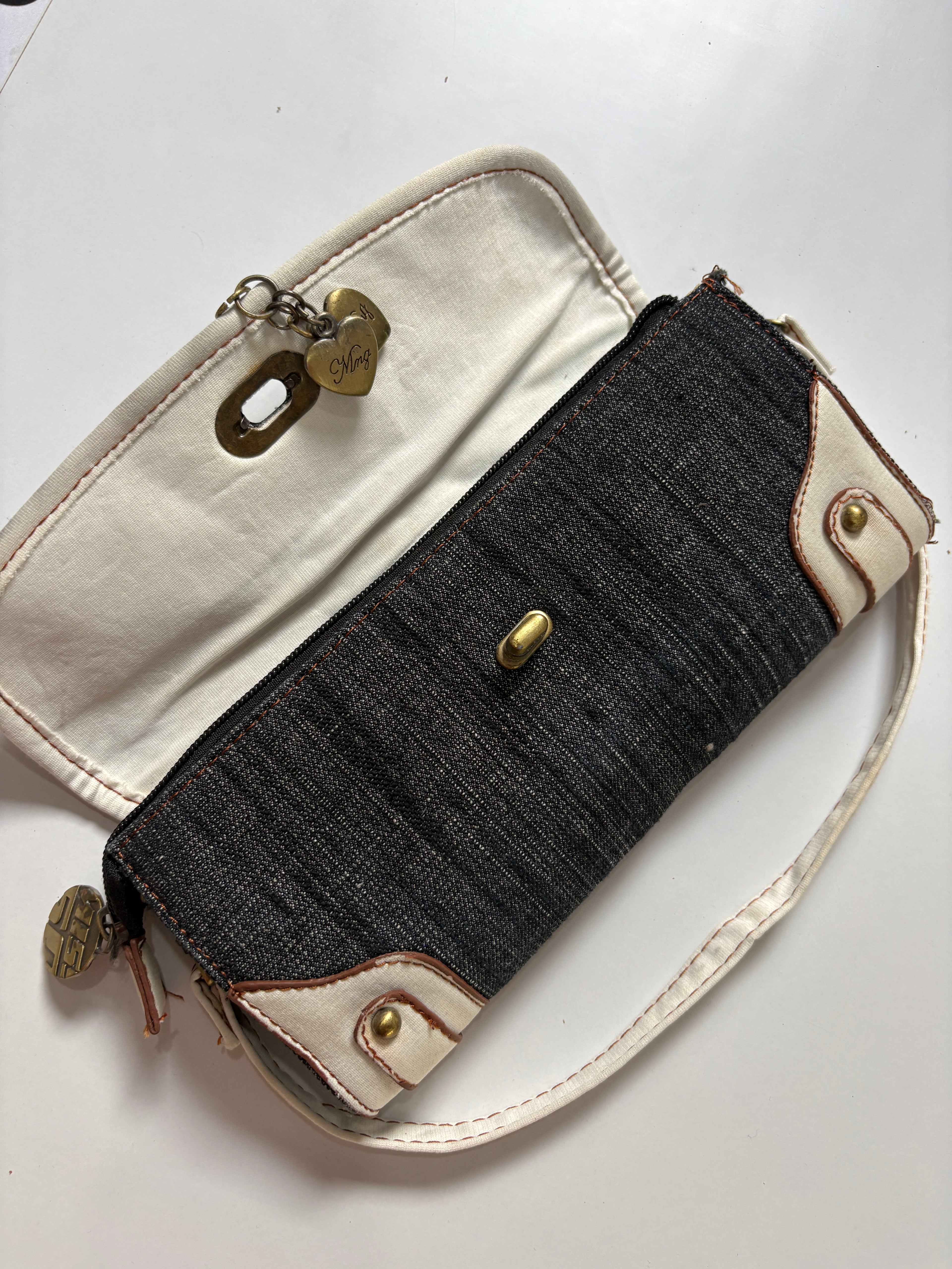Y2k washed denim MISS 60XMNG mini bag