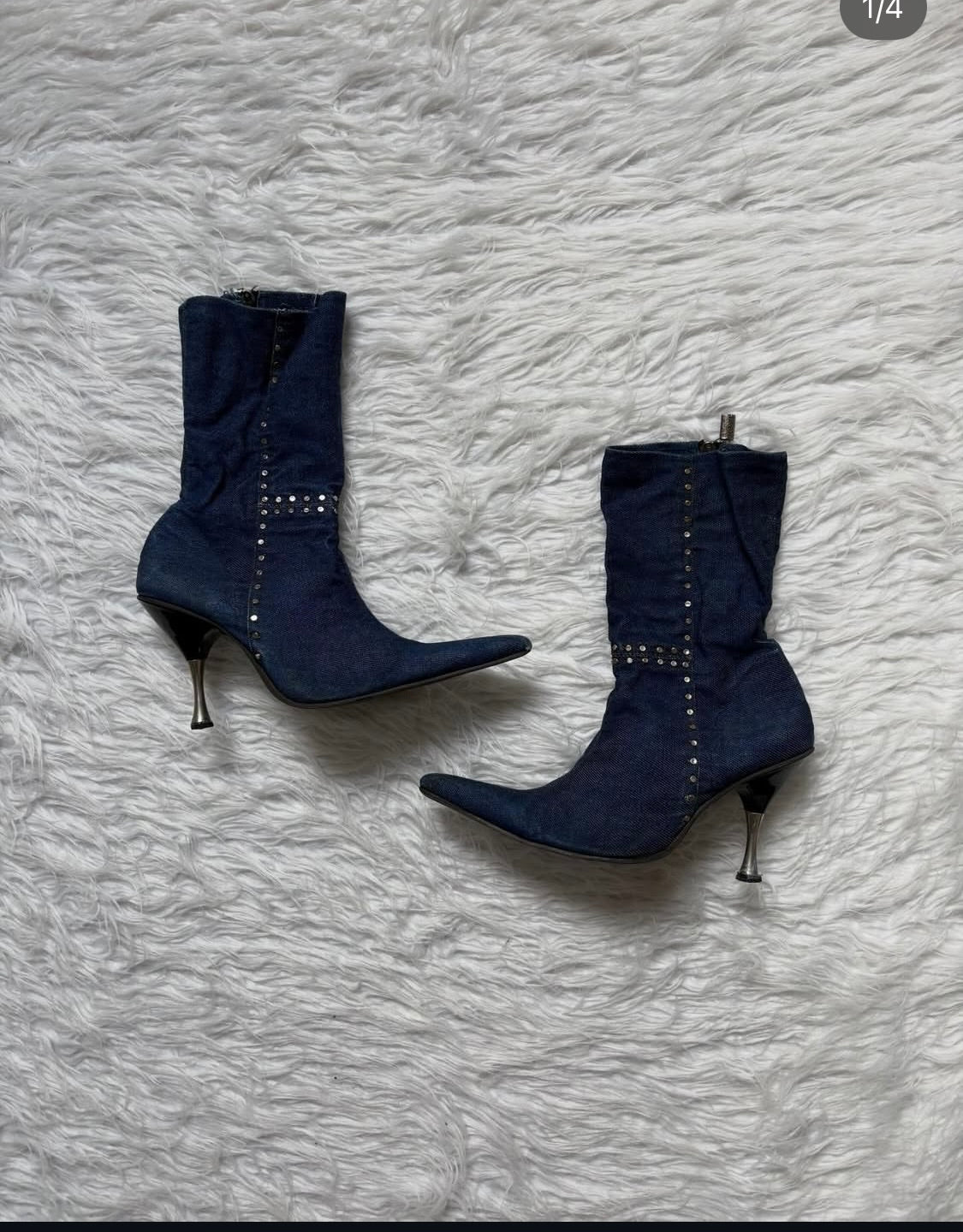 Jeans cow girl boots