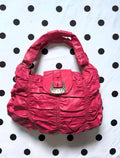 Hot Pink leather huge bag