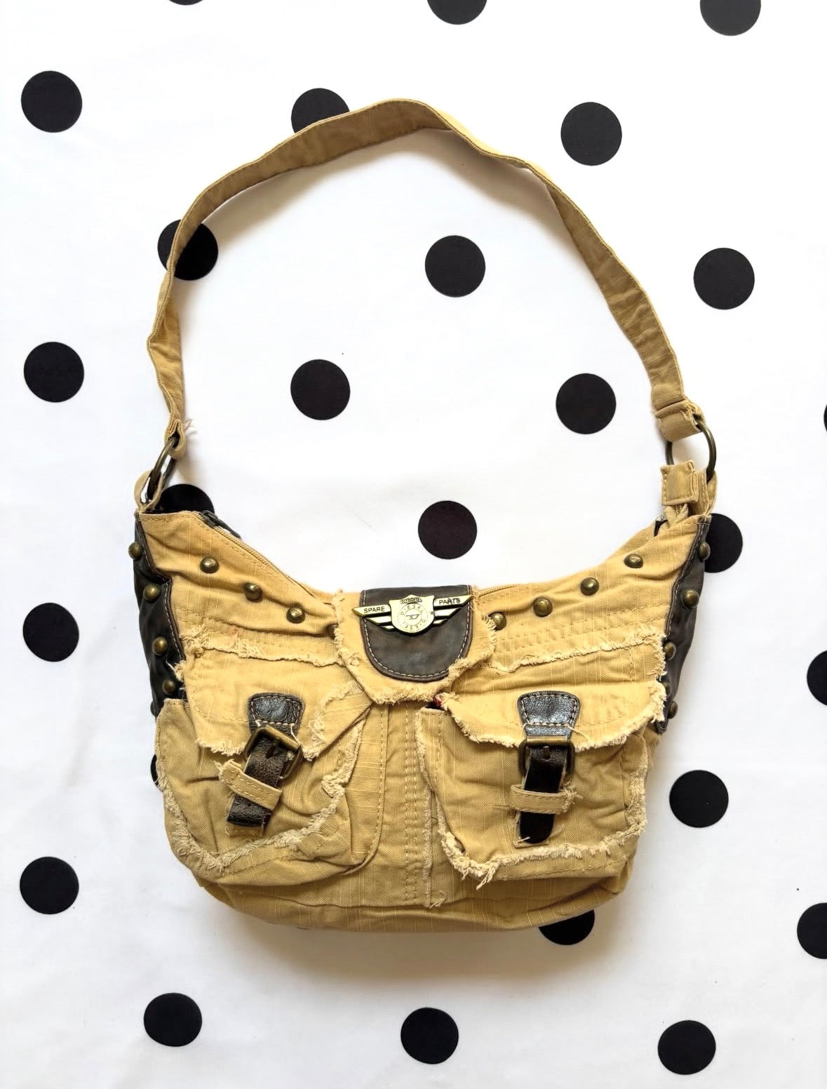 Diesel shoulder bag in beige