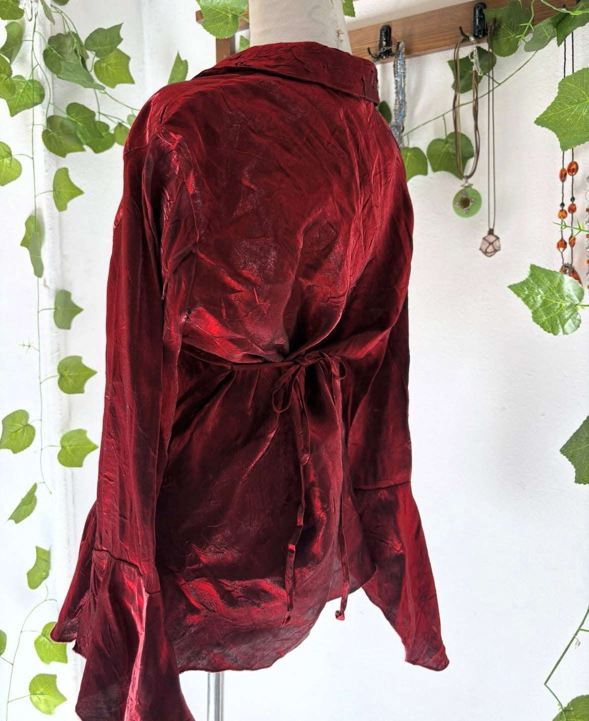 Vampire bloody flared blouse