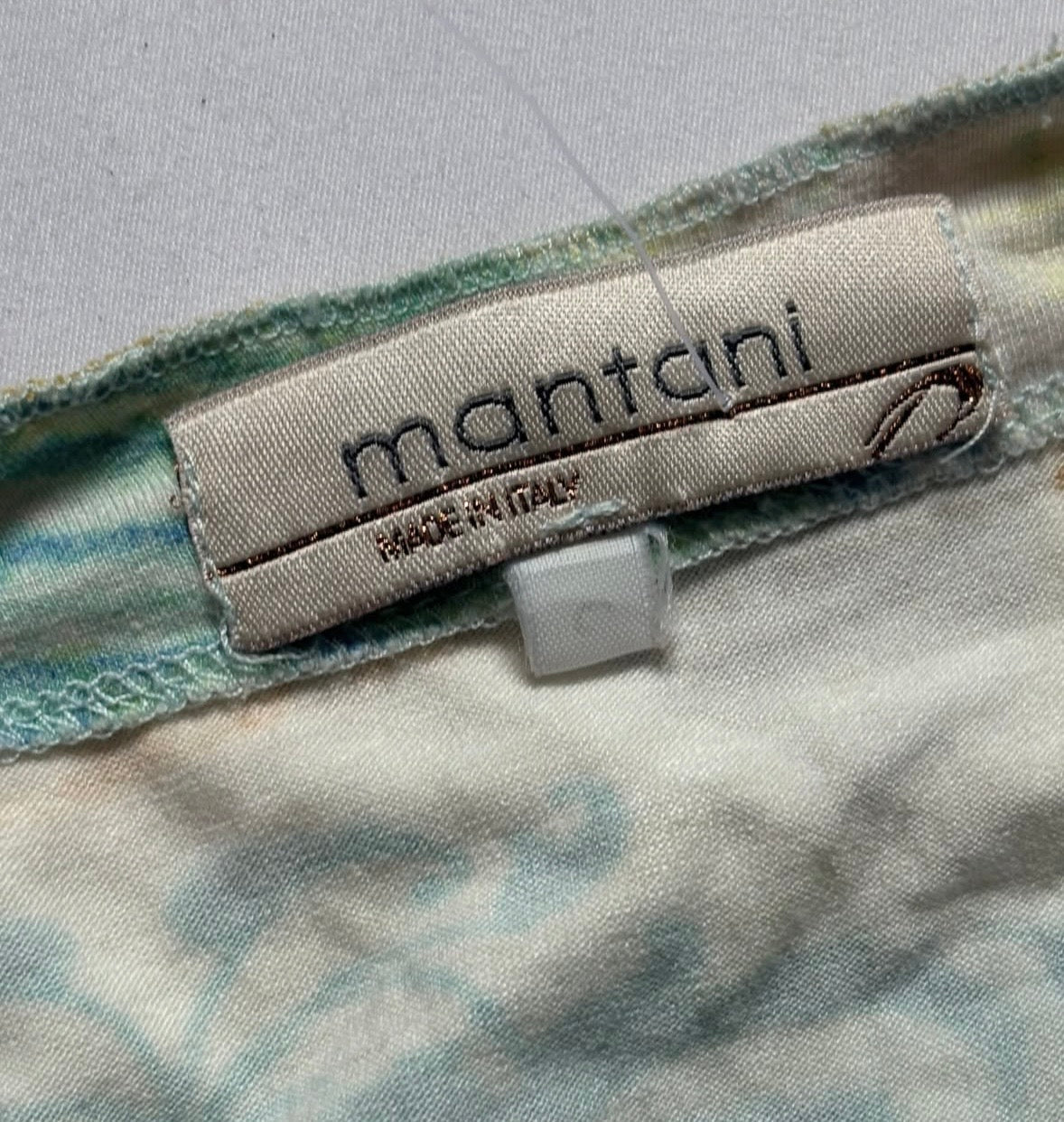 Mantani Italy cotton dyed soft whimsy blouse