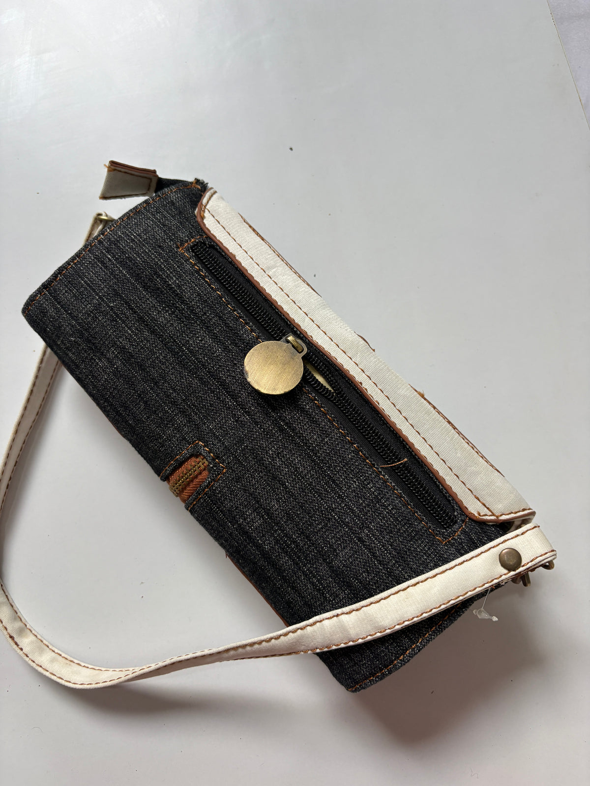 Y2k washed denim MISS 60XMNG mini bag