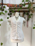 White office tee