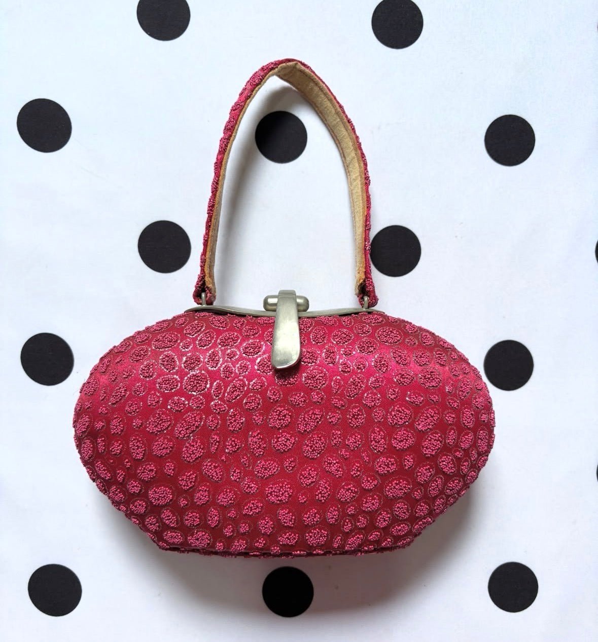 Pink mini evening bag