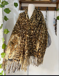 Tiger winter cotton scarf