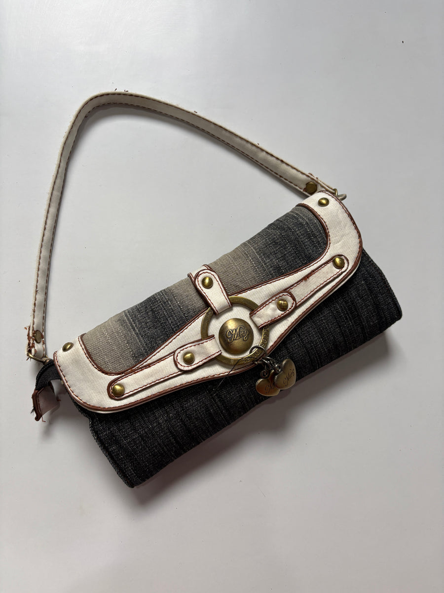 Y2k washed denim MISS 60XMNG mini bag
