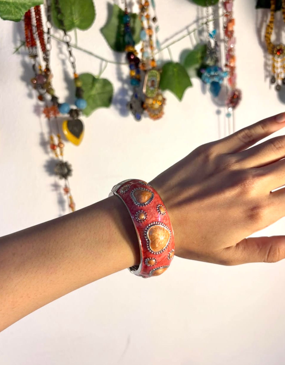 Vintage heavy stainless bangles
