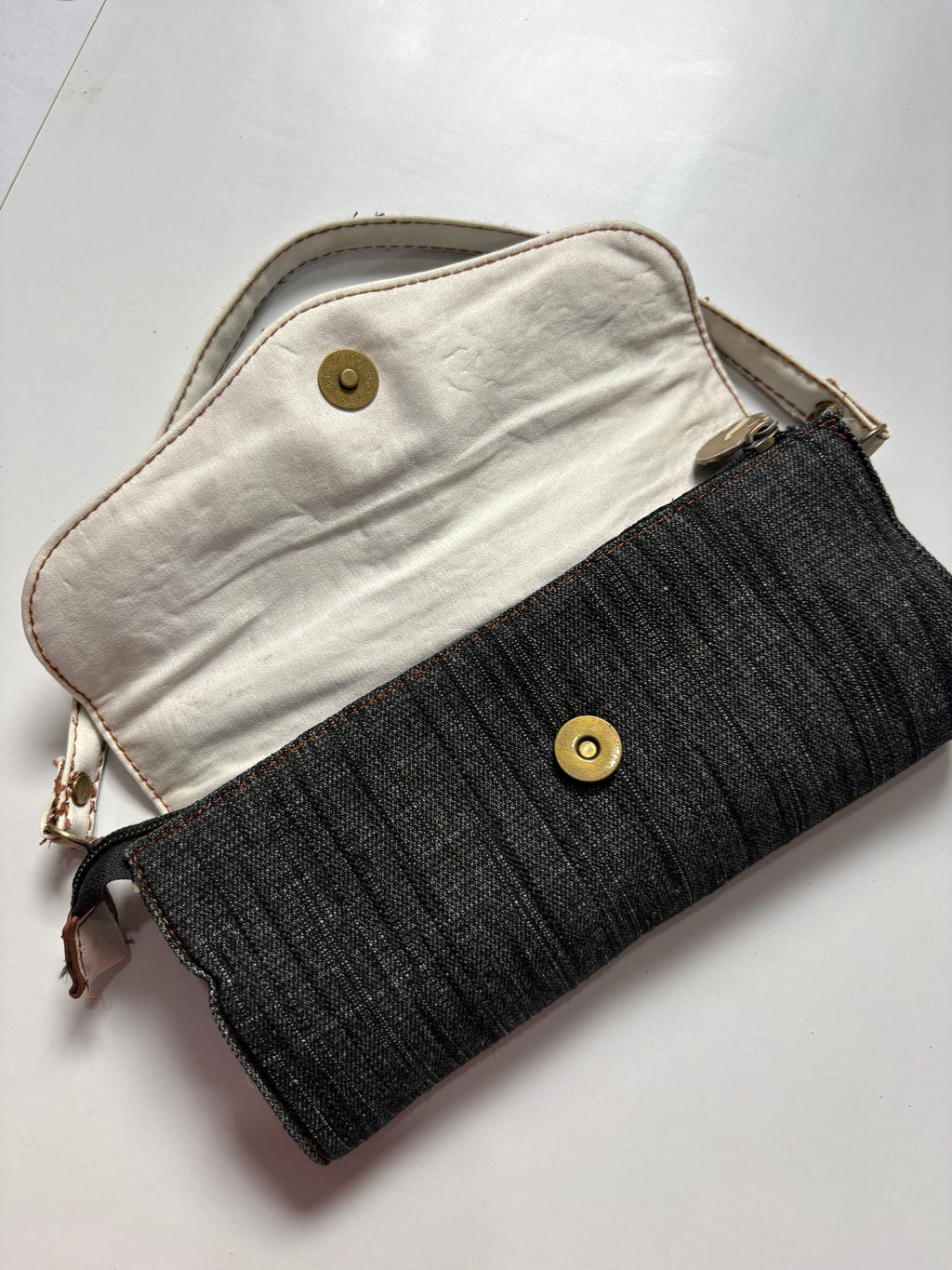 Y2k washed denim MISS 60XMNG mini bag