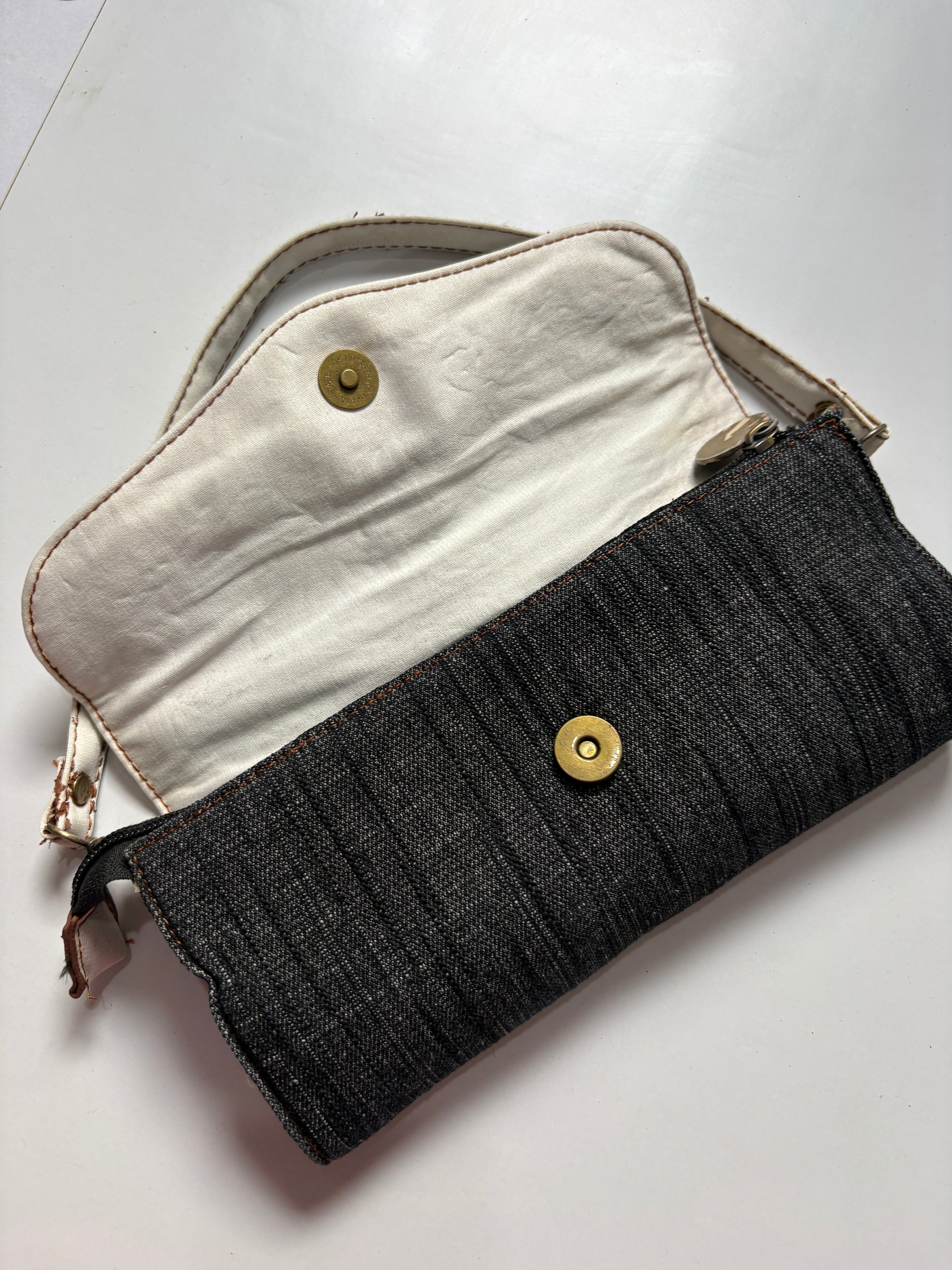 Y2k washed denim MISS 60XMNG mini bag