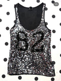 Glittery summer top