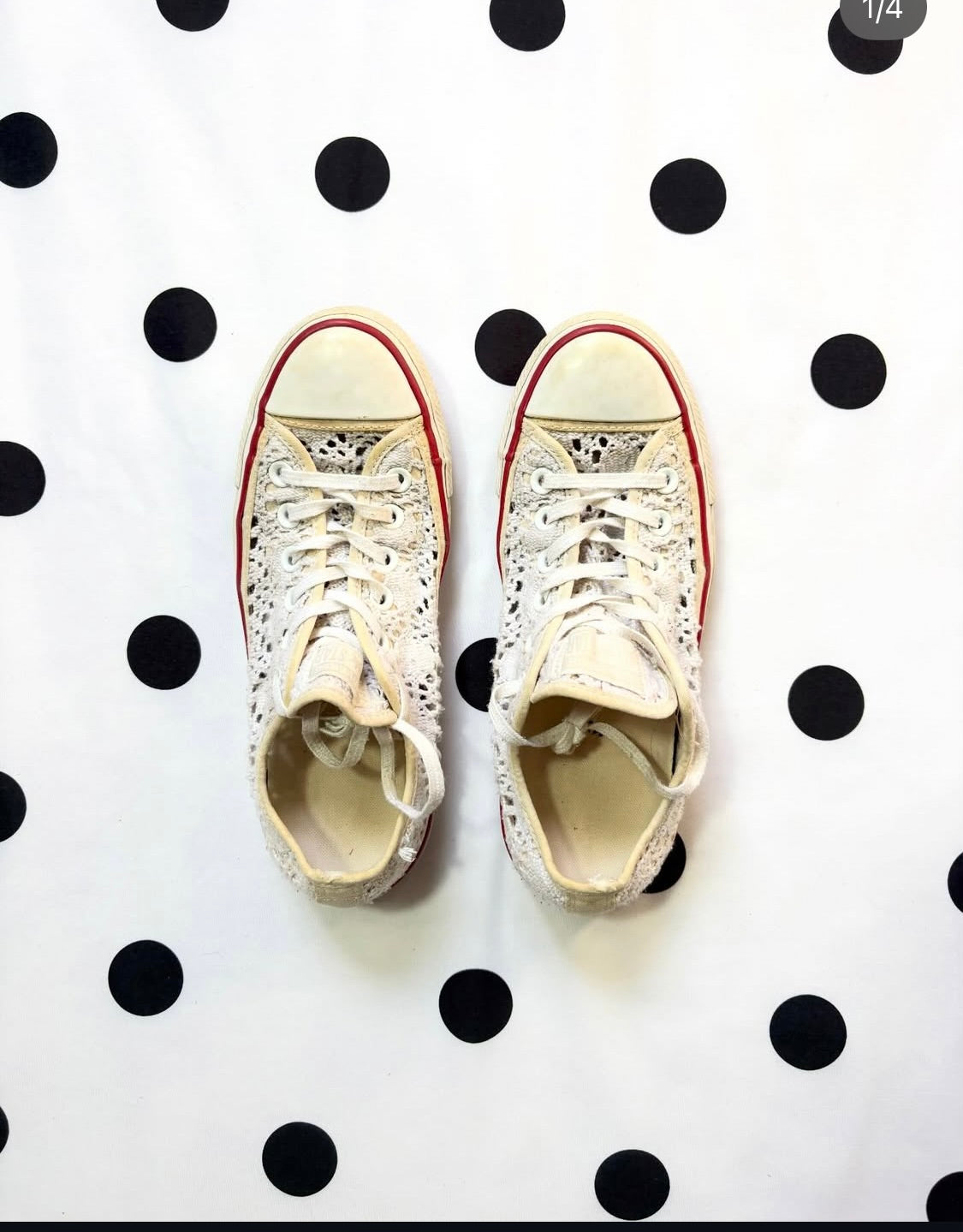 Laced authentic converse