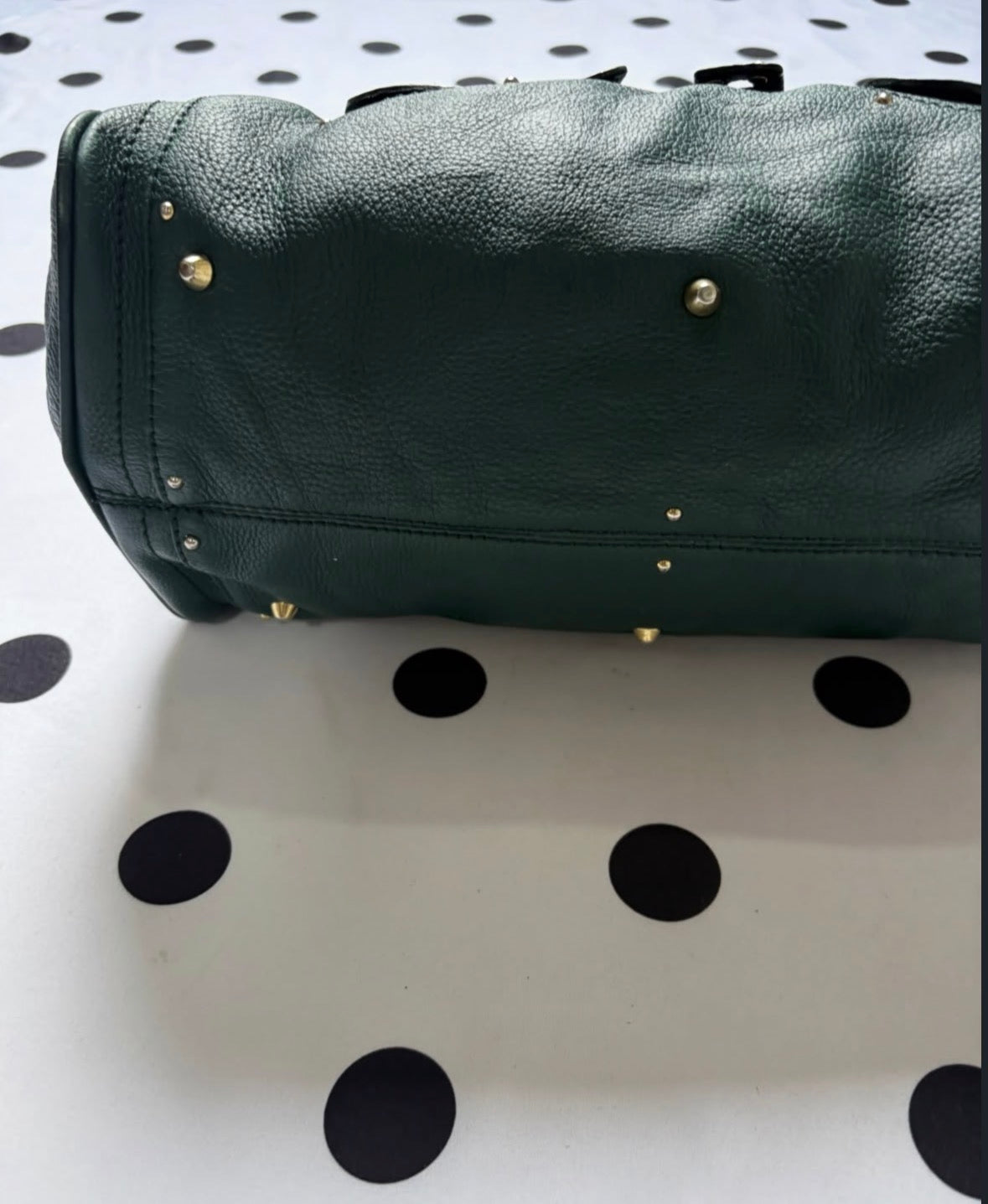Authentic lush chloe inspired dark green bag