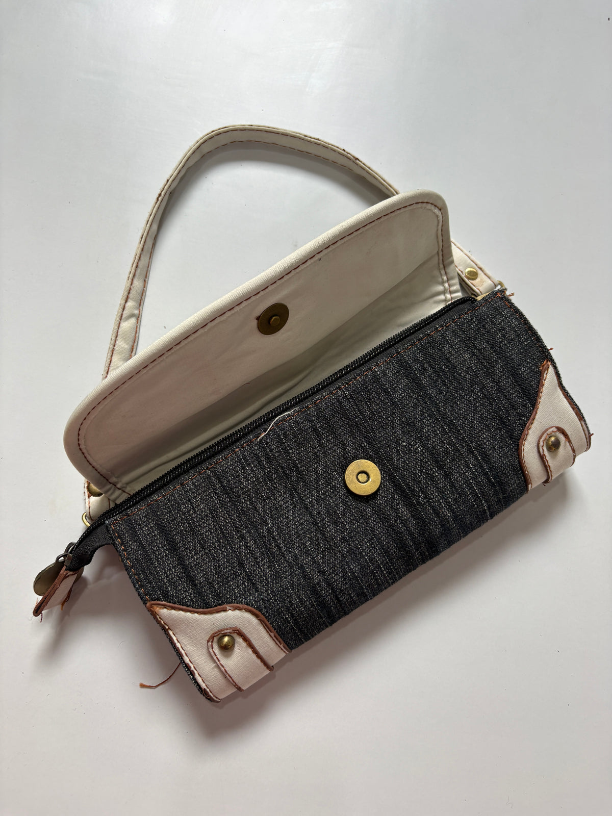 Y2k washed denim MISS 60XMNG mini bag