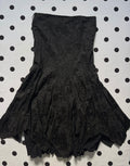 Black whimsical glittery skirt