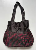 Ladybug inspired polka dot bag
