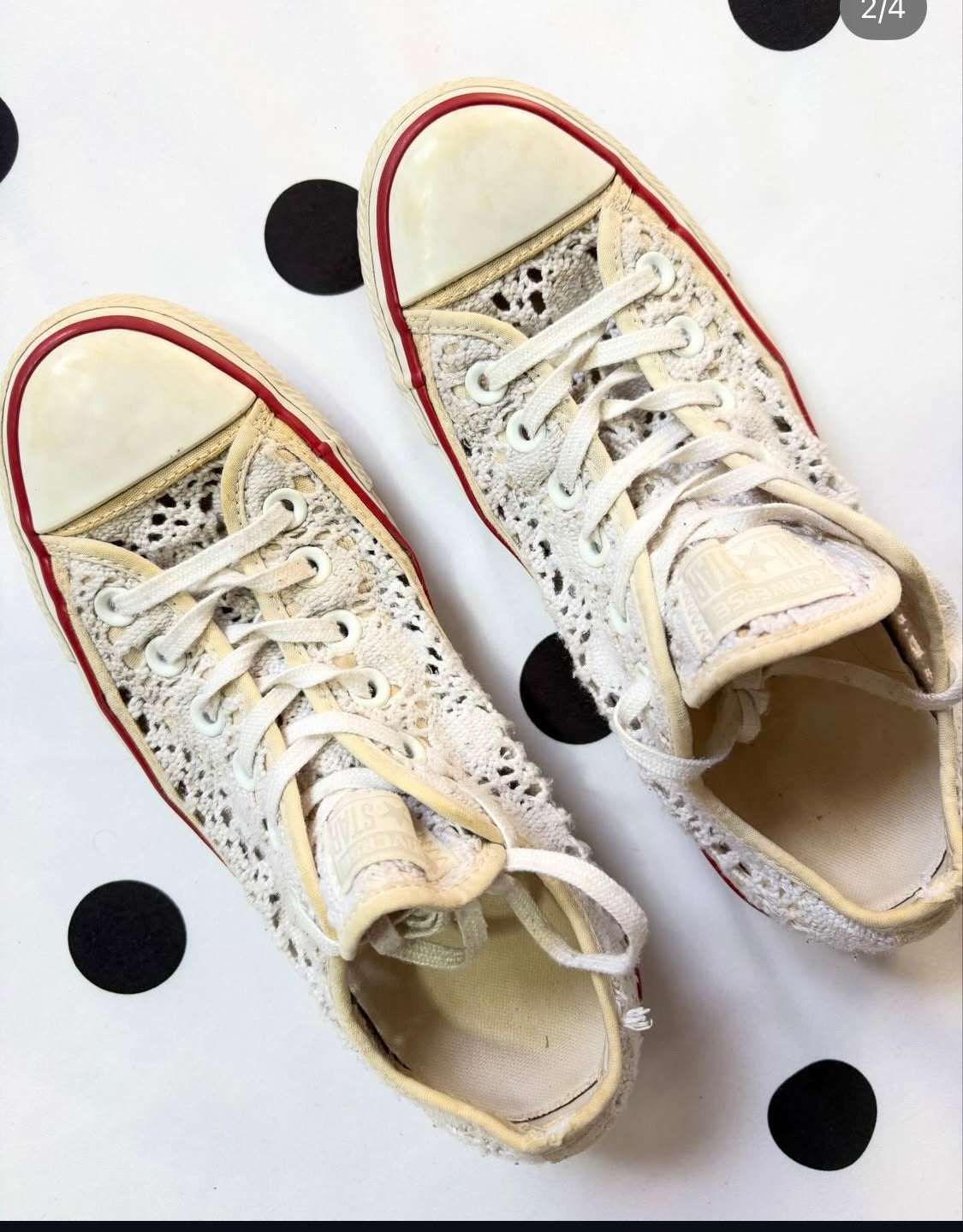 Laced authentic converse