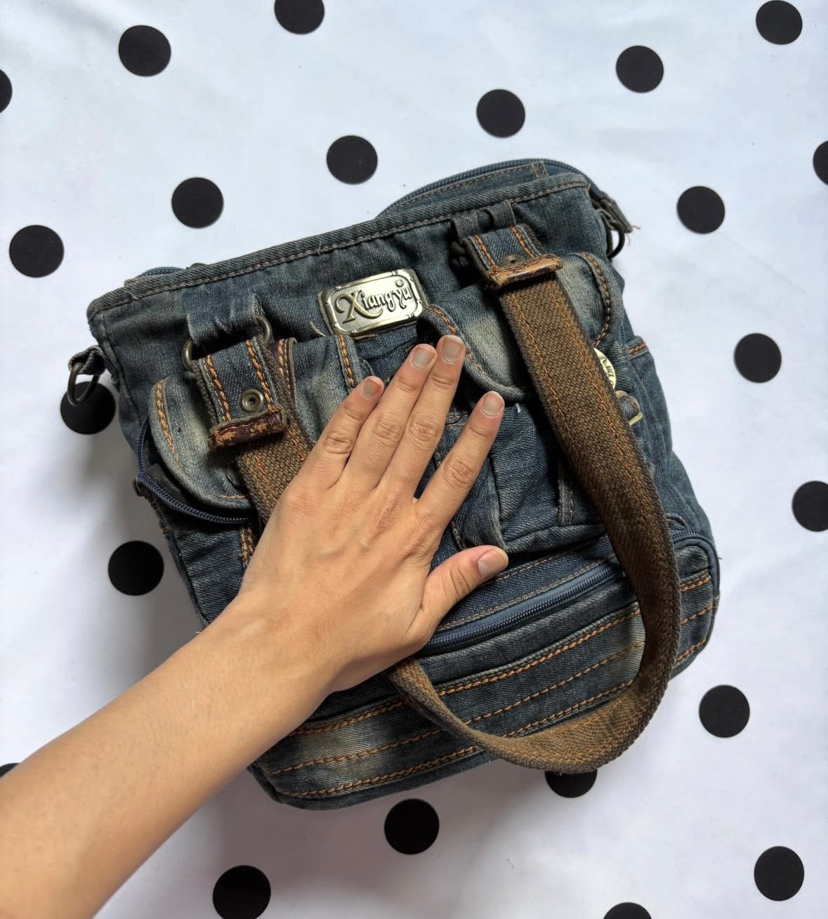 Denim xiangyu shoulder bag