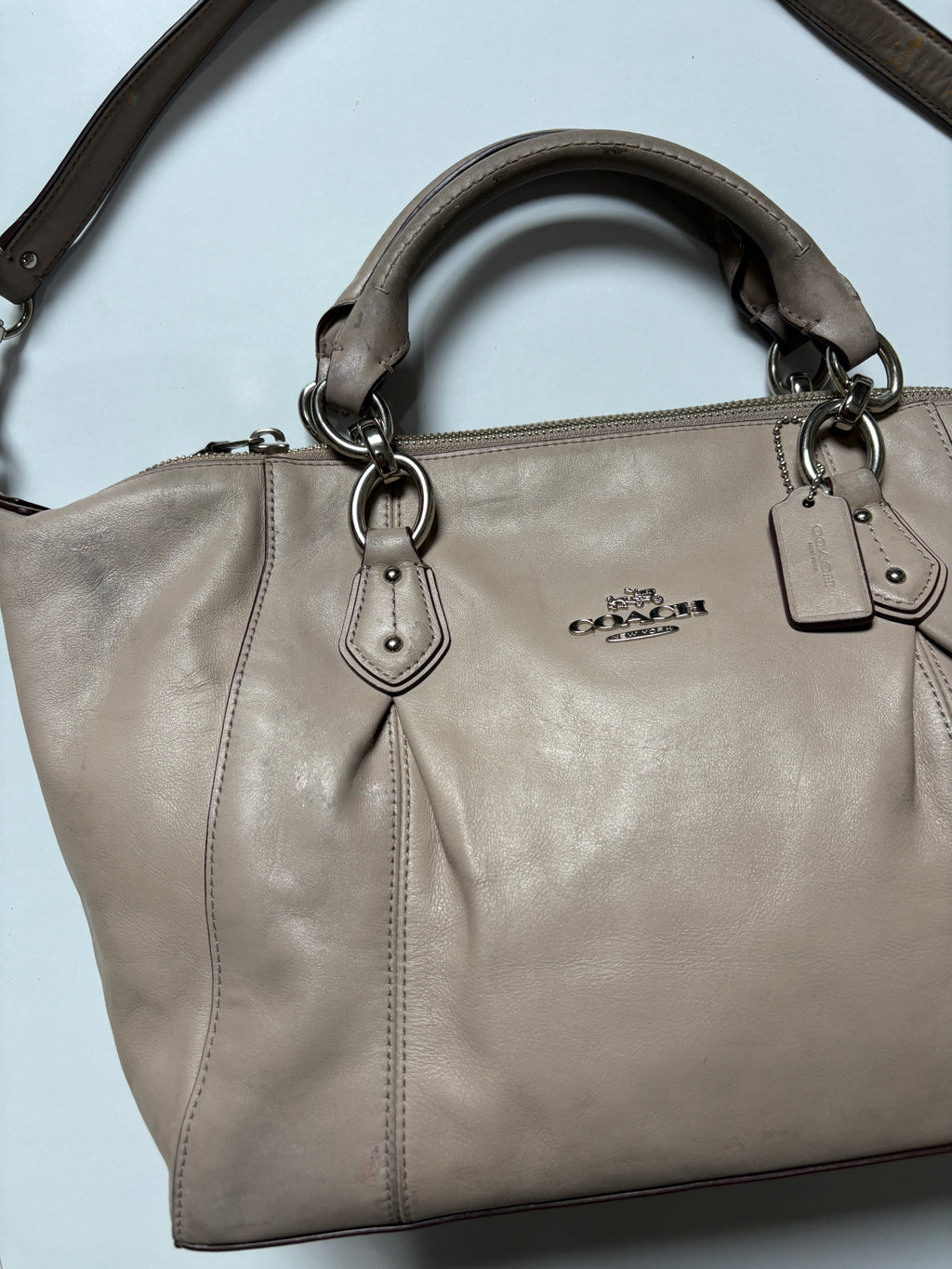 Authentic coach creamy bag