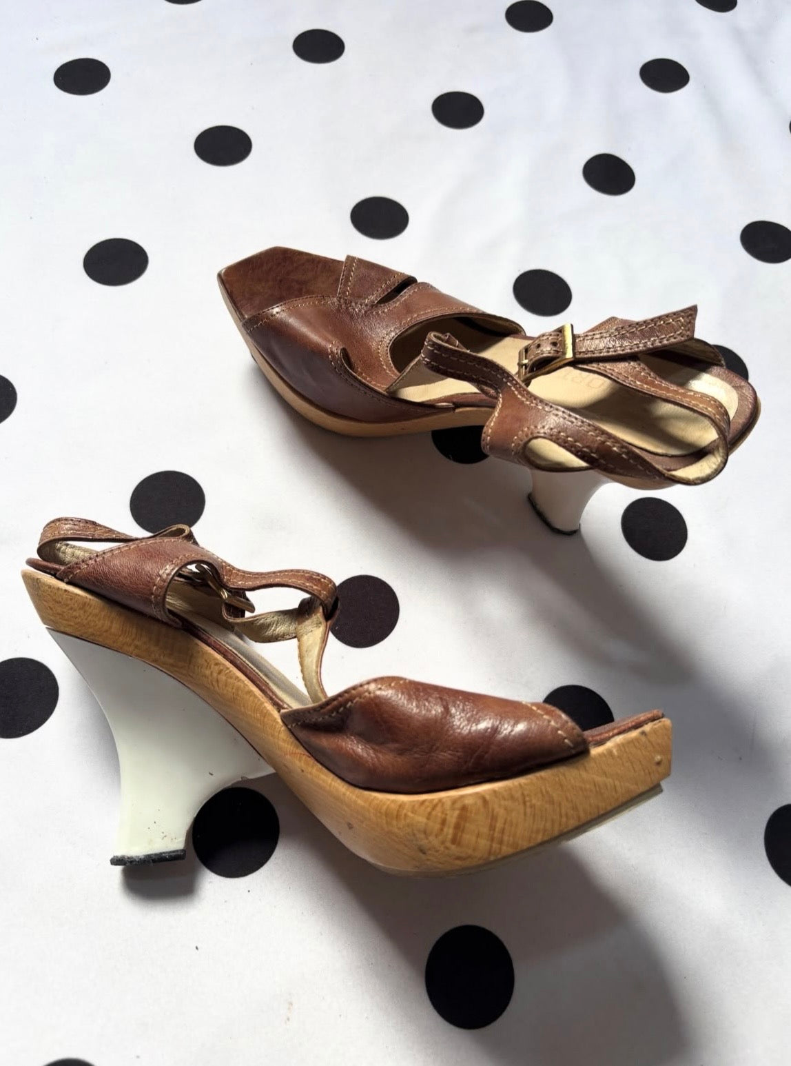 Insane Italian wooden sandals